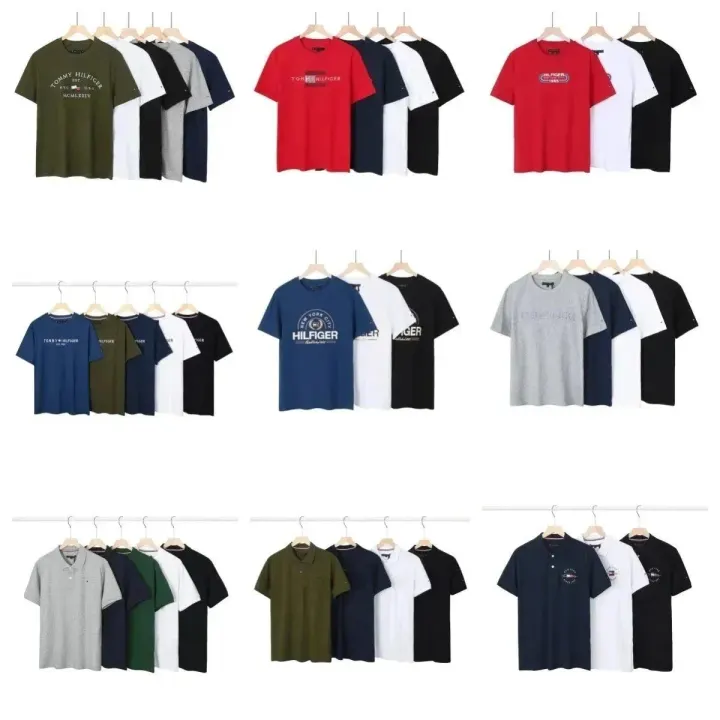 Tommy Hilfiger Men's Short Sleeve Logo T-Shirt in Multiple Colors