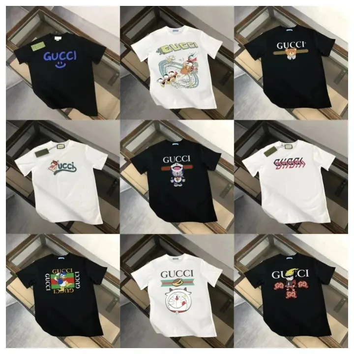 Gucci Graphic T-Shirt in Black and White