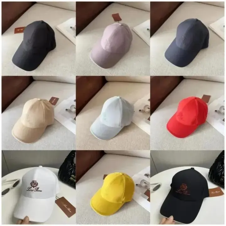 Loro Piana Embroidered Logo Baseball Cap in Assorted Colors