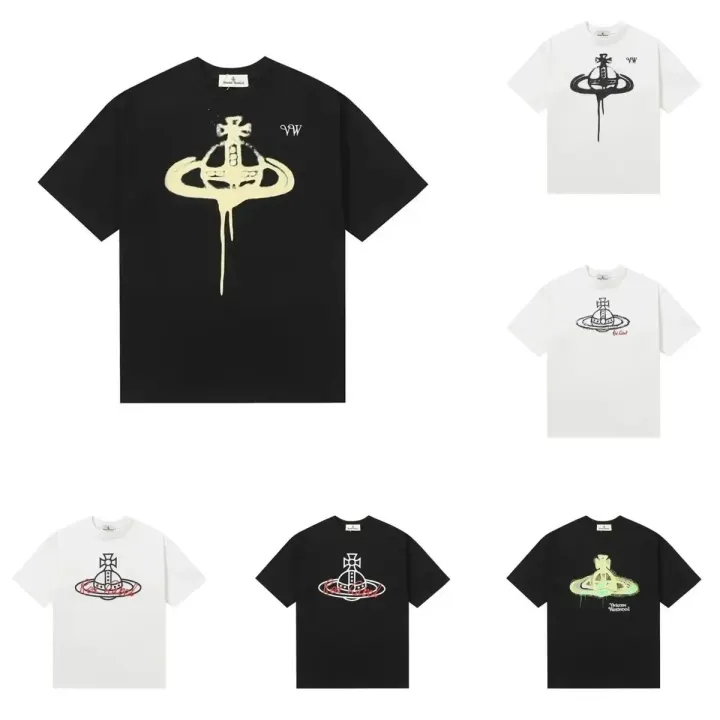Vivienne Westwood Black Orb Graphic Short Sleeve T-Shirt