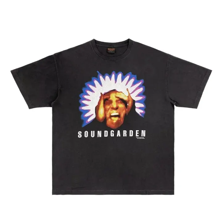 Soundgarden Black Graphic Band T-Shirt