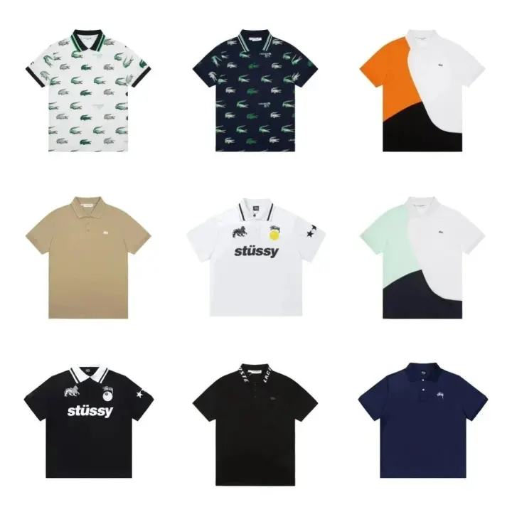 Stüssy Polo T-Shirt in Mixed Colorways