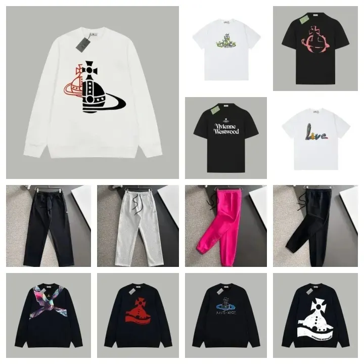 Vivienne Westwood White Graphic Crewneck Sweatshirt