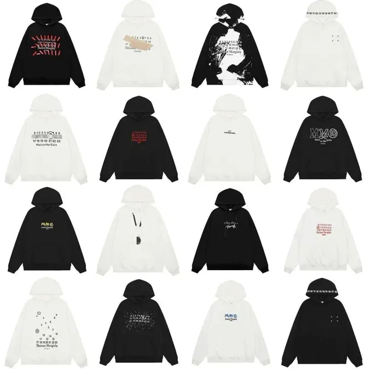 Maison Margiela Graphic Sweatshirt in Black and White