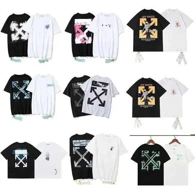 Off-White Graphic T-Shirt in Black and White