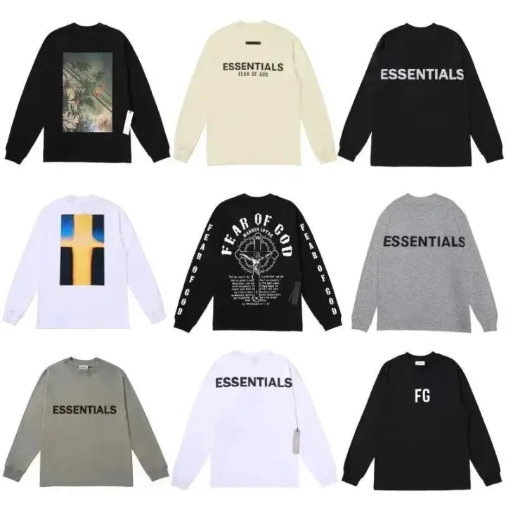 Essentials Casual Long-Sleeve T-Shirt
