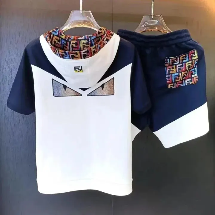 Fendi Matching Set with Bag Bugs Motif and FF Logo Pattern
