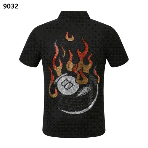 Playboy Bunny Graphic Polo Shirt — Black